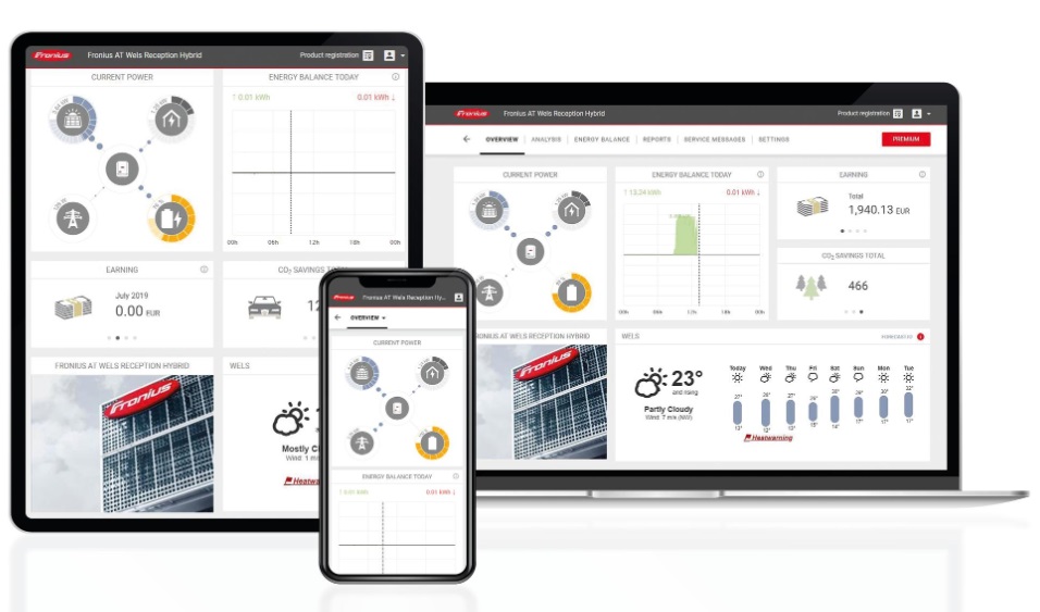 Fronius monitoringas