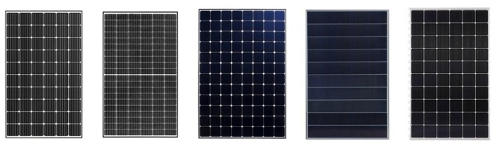 Saulės baterijų pavyzdžiai