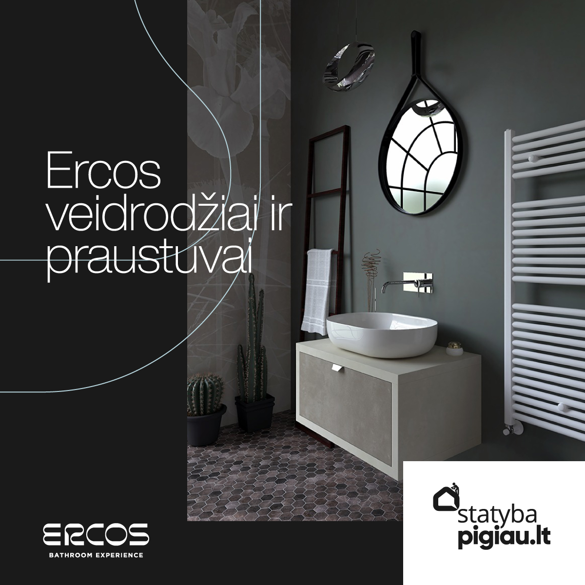 Ercos vonios įranga