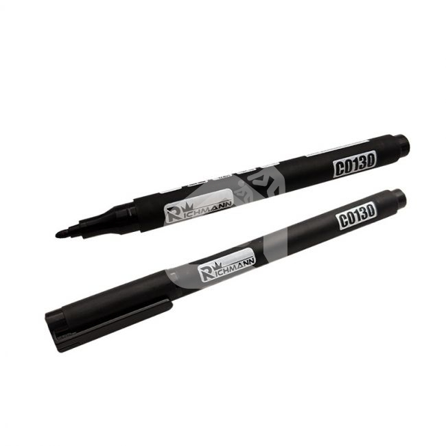 Juodas markeris 1 mm