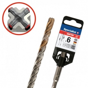 Keturg. grąžtas QUATTRO 6/150 x 210 mm