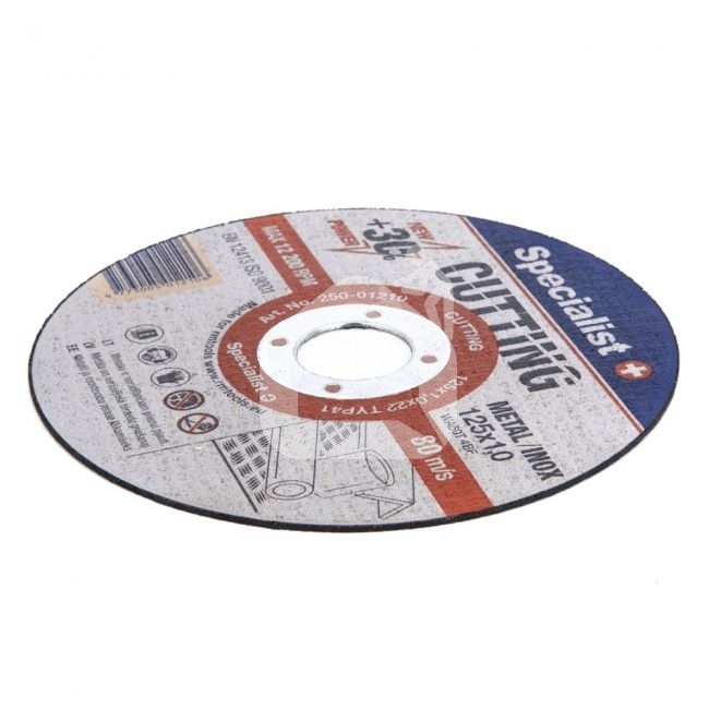 Metalo pjovimo diskas Specialist+ 125x1x22 mm