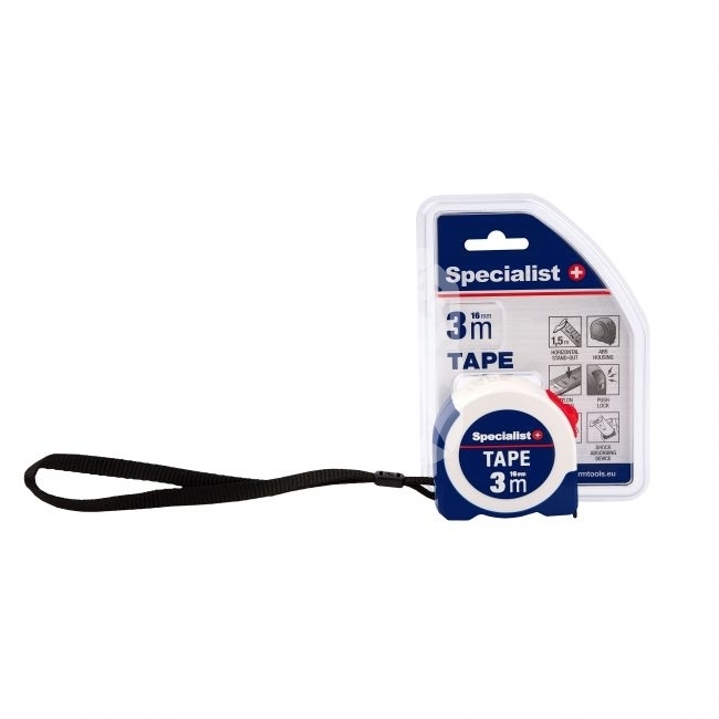 Specialist+ Tape ruletė 3 m x 16 mm