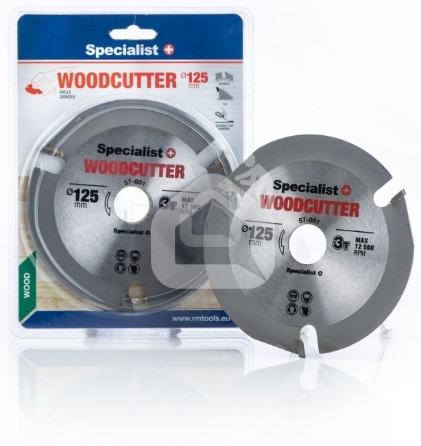 Pjovimo diskas WOOD CUTTER 125x22 mm