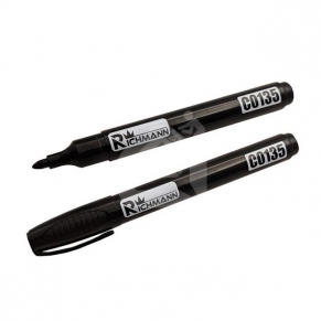 Juodas markeris 2 mm