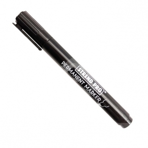 Juodas permanentinis žymeklis 4,5 mm