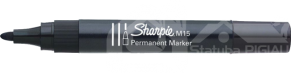 Markeris „Sharpie" juod. sp., M15 apval.