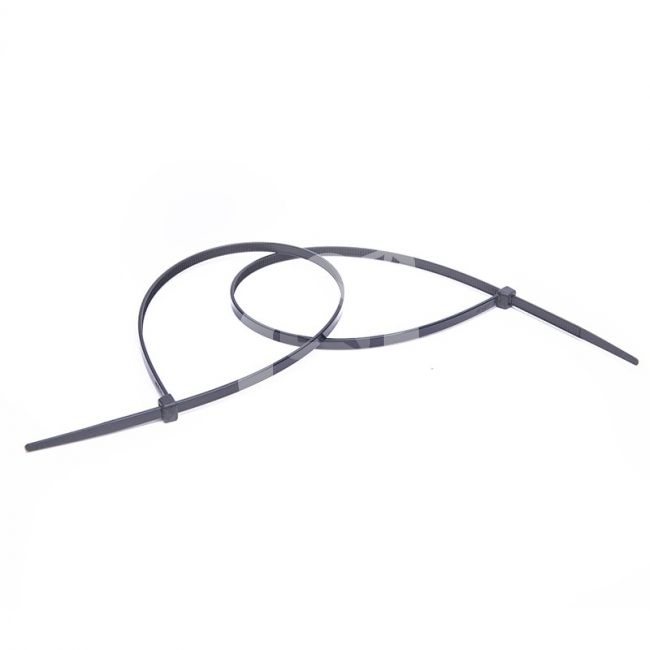 Dirželis nailon. juodas 3,6x200mm,100vnt