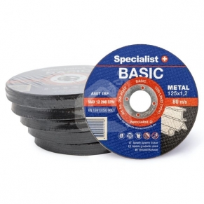 Met. pj. diskas BASIC 125x1,2x22 mm