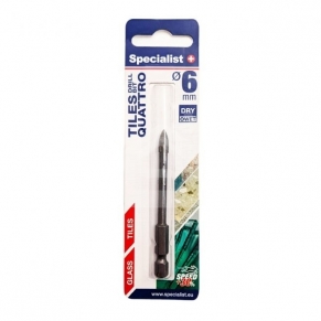 Specialist+ stiklo grąžtas 6 mm