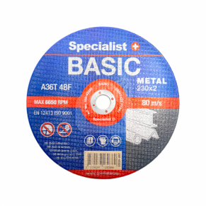 Met.pj. diskas BASIC 230x2x22 mm