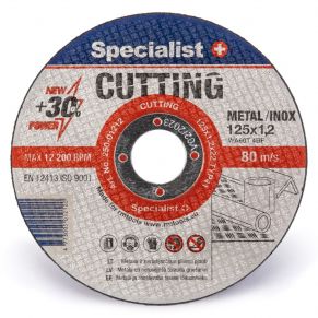 Metalo pjovimo diskas Specialist+ 125x1,2x22 mm