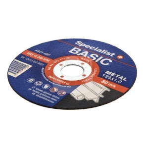 Met.pj. diskas BASIC 125x1x22 mm