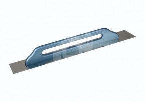 Nerūdijančio plieno trintuvė su medine rankena 130x380 mm