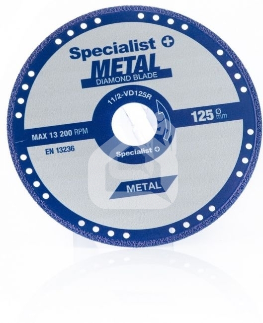 Deimantinis pj. diskas metalui 125x1,4x22,23 mm