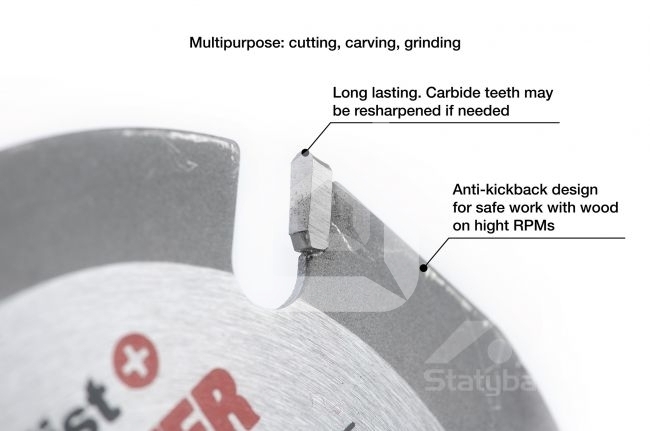 Pjovimo diskas WOOD CUTTER 125x22 mm