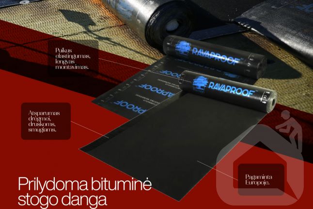 Bituminė stogo danga: kada ji geriausias pasirinkimas
