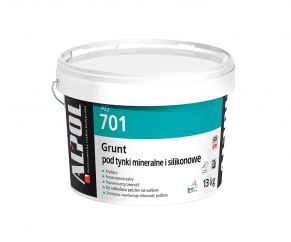 Gruntas, Alpol AG701, kvarcinis, 13kg. (prieš silikatinį ir silikoninį tinką)