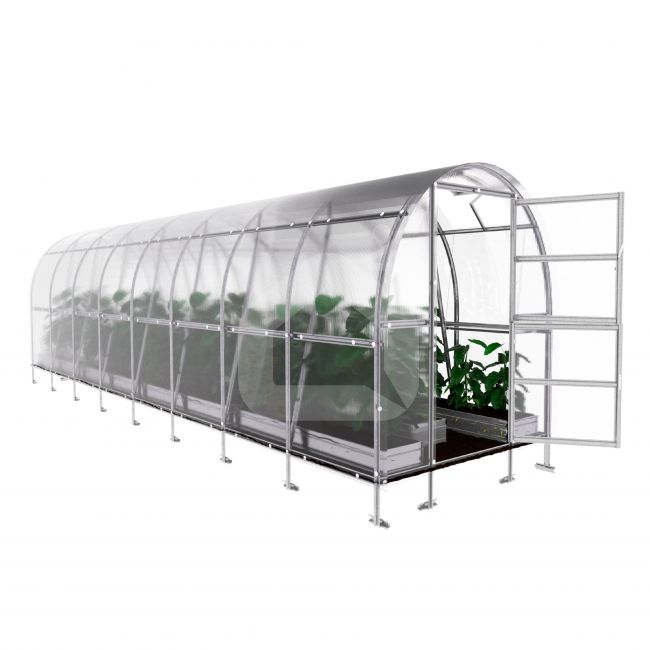 Šiltnamis KLASIKA SLIM 2x8 m (16 m²)