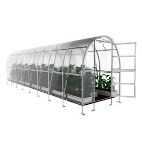 Šiltnamis KLASIKA SLIM 2x8 m (16 m²)