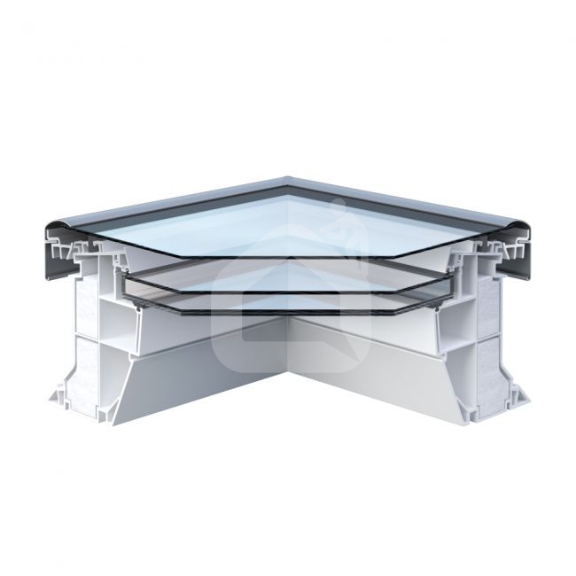 Jumta logs plakanam jumtam RoofLITE+ FRF B600 (ieskaitot izmērus), nav verams