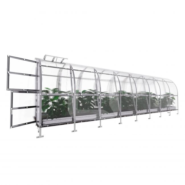 Šiltnamis KLASIKA SLIM 2x8 m (16 m²)