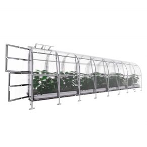 Šiltnamis KLASIKA SLIM 2x8 m (16 m²)