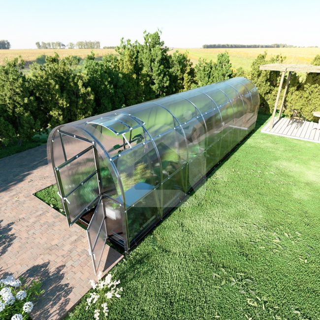 Šiltnamis KLASIKA SLIM 2x8 m (16 m²)