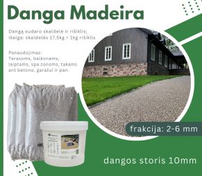 Skaldos danga Madeira 2-6 mm, įvairiaspalvė