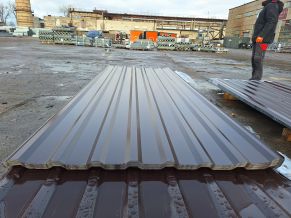 Trapecinis profilis T-18 RAL8017, Gloss