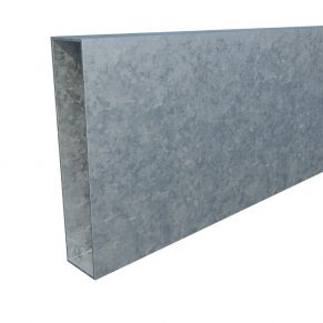 Vamzdis 100x20 mm, H6,0 m, sienelė: 1,2 mm, ZN