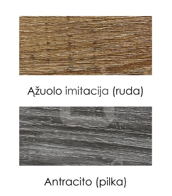 GPPS modulinė pakelta lysvė KLASIKA Woodlook (L-formos)