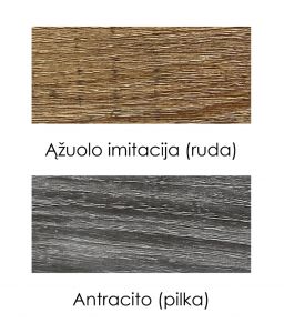 GPPS modulinė pakelta lysvė KLASIKA Woodlook (L-formos)