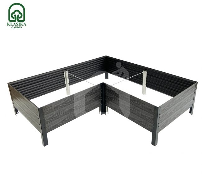 GPPS modulinė pakelta lysvė KLASIKA Woodlook (L-formos)
