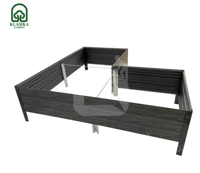 GPPS modulinė pakelta lysvė KLASIKA Woodlook (L-formos)