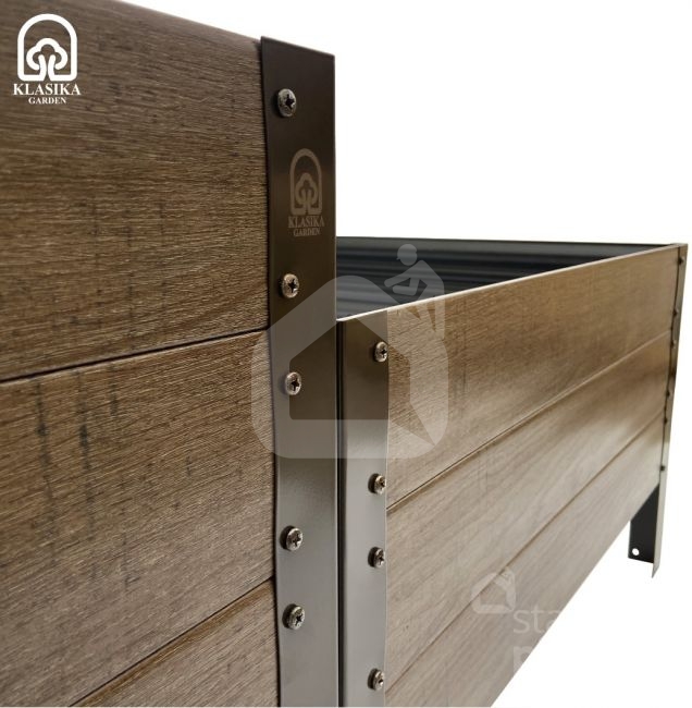 GPPS modulinė pakelta lysvė KLASIKA Woodlook (laiptai)