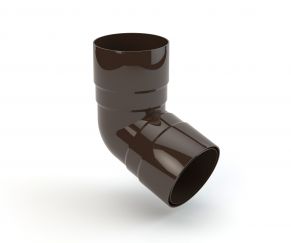 90 mm dviejų movų alkūnė 67,5°, GAMRAT (PVC)