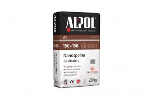 Mūro mišinys, Alpol AZ154, smulkiagrūdis, 20kg. (šv.pilkas)