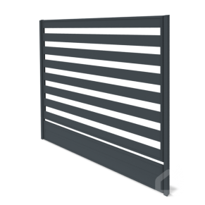 Modulinės tvoros segmento apatinė dalis 200x2000 mm, HORNVAL