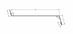 SANDĖLYJE! Palangė, įv. matmenys, spalvos, padengimai