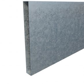 Vamzdis 180x20 mm, H6,0 m, sienelė: 1,2 mm, ZN