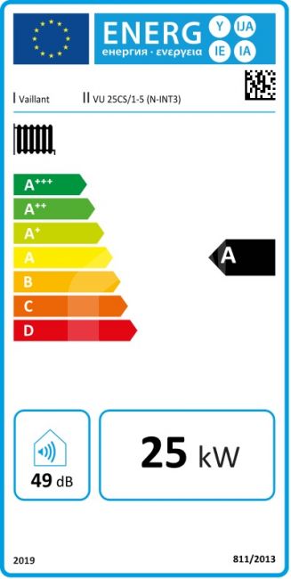 Dujinis kondensacinis katilas Vaillant ecoTEC plus VU 25CS/1-5 (N-INT3), šild. galia 24,7 kW