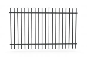Metalinė 20x20 strypų tvora, 1700x2500 mm (atvira)