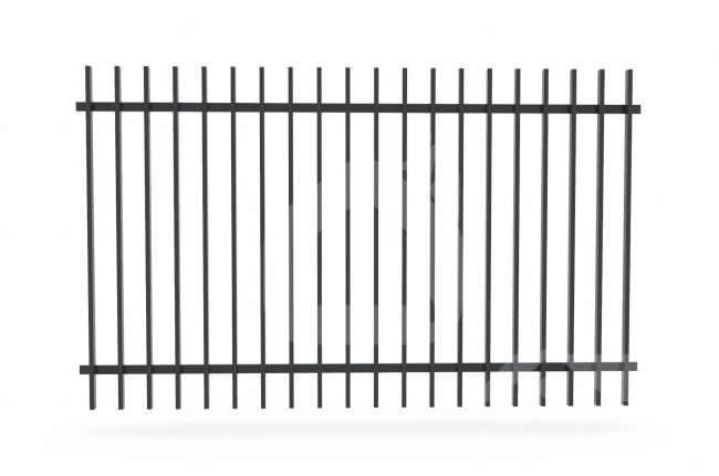 Metalinė 20x20 strypų tvora, 1500x2500 mm (atvira)