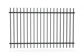 Metalinė 20x20 strypų tvora, 1000x2500 mm (atvira)