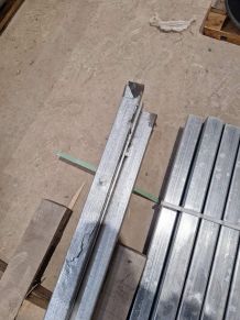 Vamzdis 60x40 mm, H6,0 m, sienelė: 1,2 mm, ZN (SU DEFEKTAIS)