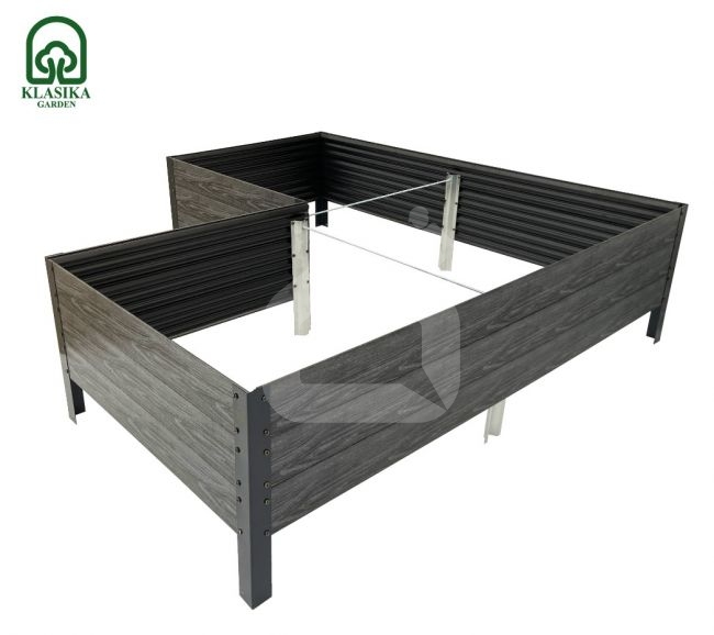 GPPS modulinė pakelta lysvė KLASIKA Woodlook (L-formos)