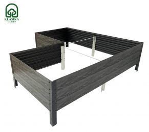 GPPS modulinė pakelta lysvė KLASIKA Woodlook (L-formos)