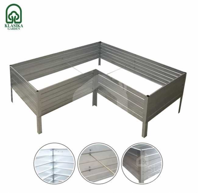 Modulinė pakelta lysvė KLASIKA GARDEN L-forma