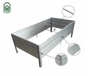 Цинкованная приподнятая грядка KLASIKA GARDEN